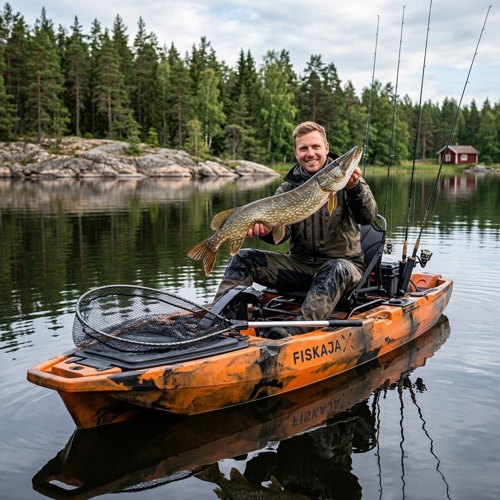 FiskajaX kayak pike catch